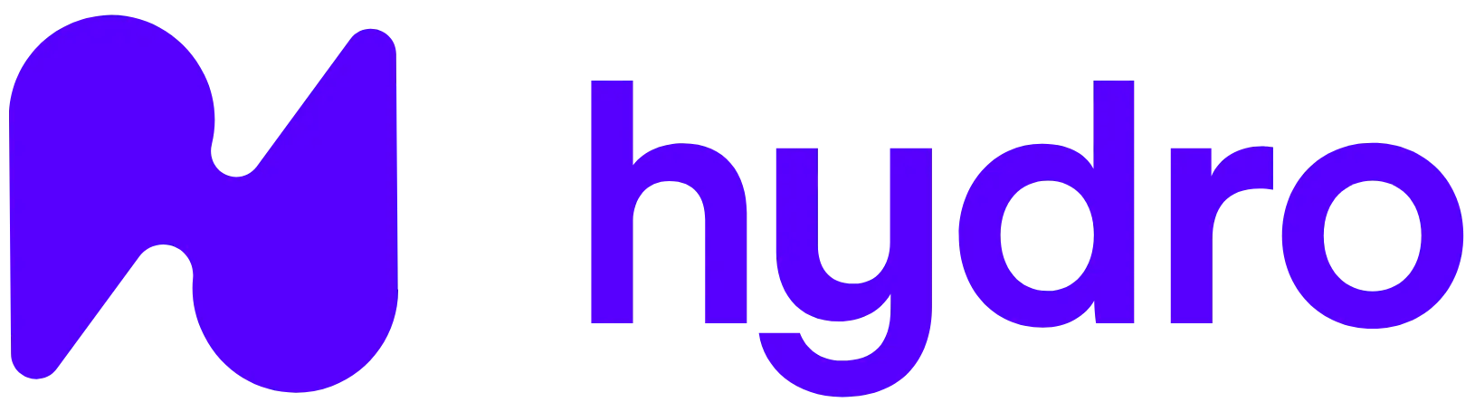 hydro logo purple